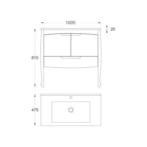 Тумба напольная с раковиной Pestan Lord 100 см LRD1000T-DR (раковина Dreja 100) белый - 6 Тумба напольная с раковиной Pestan Lord 100 см LRD1000T-DR (раковина Dreja 100) белый фото 6