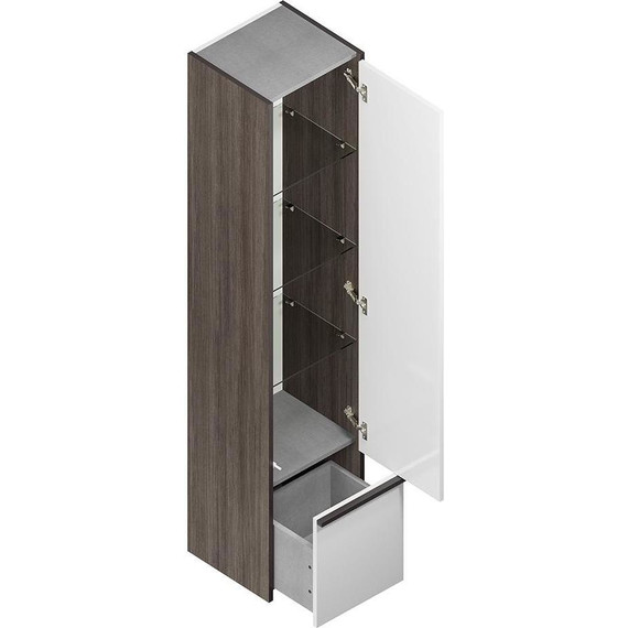 Пенал подвесной Kerama Marazzi Modula 35 см MO.165\AR, арабика/белый - 4 Пенал подвесной Kerama Marazzi Modula 35 см MO.165\AR, арабика/белый фото 4