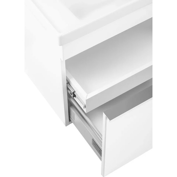 Тумба подвесная с раковиной Pestan Novel 90 см NVL900T-DR (раковина Dreja 90) белый фото 5