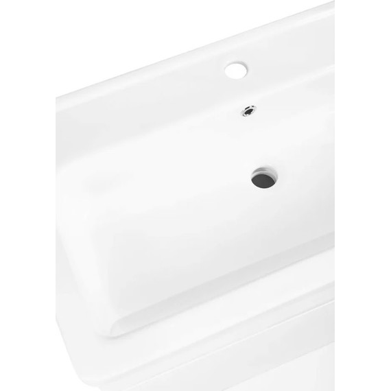 Тумба подвесная с раковиной Pestan Prestige 80 см PRS800T-CR (раковина Creavit 80) белый фото 6