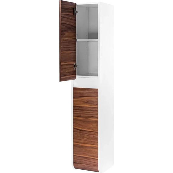 Пенал подвесной Pestan Vision 31 см VSN000P-L, дуб орех/белый - 3 Пенал подвесной Pestan Vision 31 см VSN000P-L, дуб орех/белый фото 3