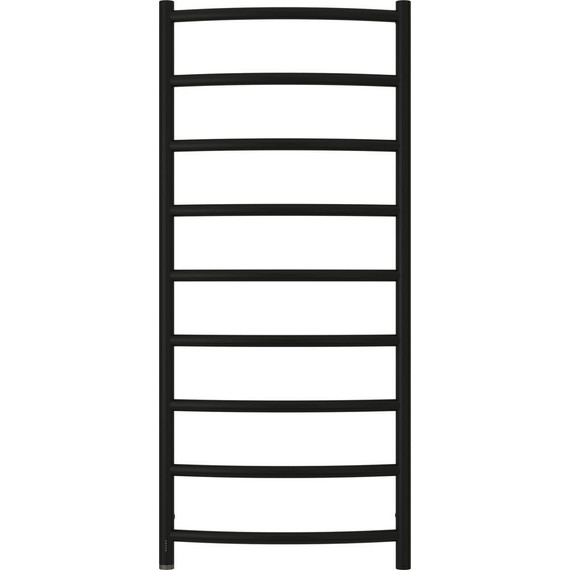 Полотенцесушитель электрический Сунержа Галант 4.0 П9 1200x500 мм 31-0830-1250 L, чёрный матовый фото 2
