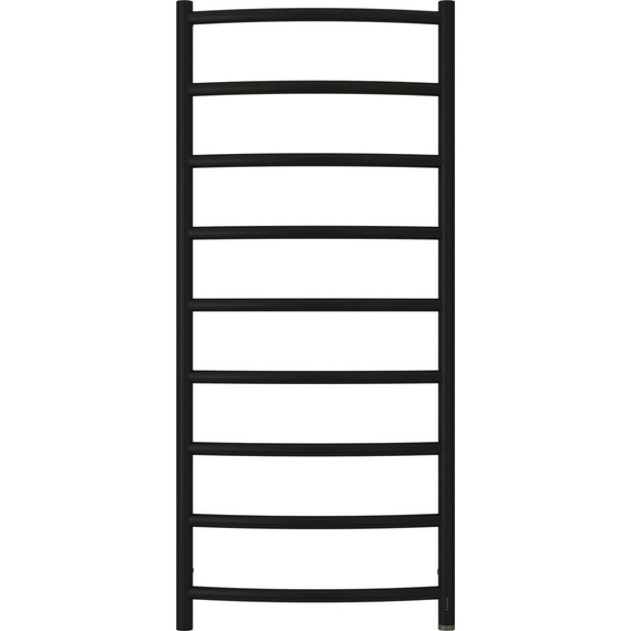Полотенцесушитель электрический Сунержа Галант 4.0 П9 1200x500 мм 31-0831-1250 R, чёрный матовый фото 2