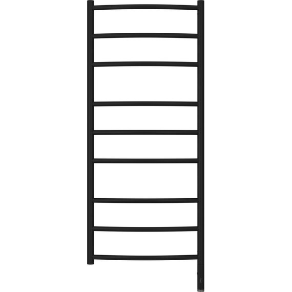 Полотенцесушитель электрический Сунержа Галант 3.0 П9 1200x500 мм 31-5801-1250 R, чёрный матовый фото 2