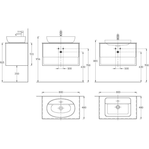 Тумба подвесная со столешницей Kerama Marazzi Plaza Modern 80 см PLB.M.80.1\OAK.O, дуб орегон - 6 Тумба подвесная со столешницей Kerama Marazzi Plaza Modern 80 см PLB.M.80.1\OAK.O, дуб орегон фото 6