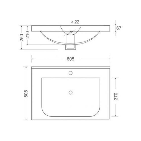 Тумба напольная с раковиной Mirsant Soho quadro 80 см (раковина Deep-80), белый - 5 Тумба напольная с раковиной Mirsant Soho quadro 80 см (раковина Deep-80), белый фото 5