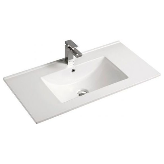 Тумба подвесная с раковиной Mirsant Next 100/2 см (раковина Next 100) белый - 2 Тумба подвесная с раковиной Mirsant Next 100/2 см (раковина Next 100) белый фото 2