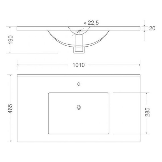 Тумба подвесная с раковиной Mirsant Next 100/2 см (раковина Next 100) белый - 4 Тумба подвесная с раковиной Mirsant Next 100/2 см (раковина Next 100) белый фото 4