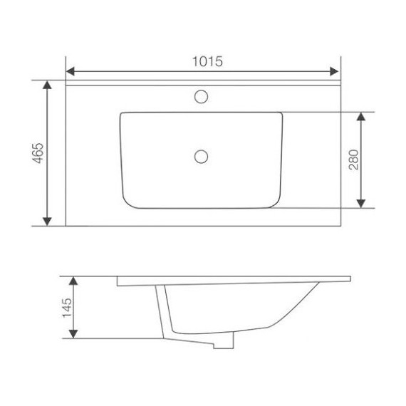 Тумба подвесная с раковиной Mirsant Next 100/2 см (раковина More 100) белый - 4 Тумба подвесная с раковиной Mirsant Next 100/2 см (раковина More 100) белый фото 4