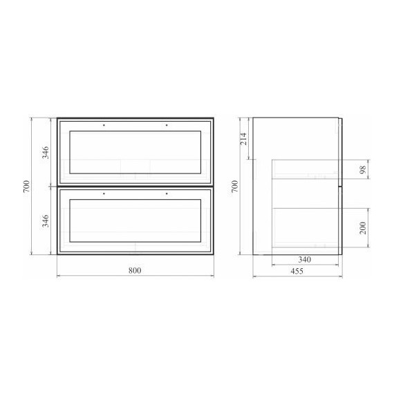 Тумба напольная с раковиной Mirsant Адель 80 см (раковина Next 80) белый - 4 Тумба напольная с раковиной Mirsant Адель 80 см (раковина Next 80) белый фото 4
