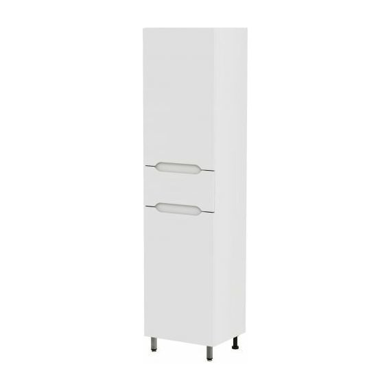 Пенал напольный Mirsant Soho 45 см (универсальный) белый фото 