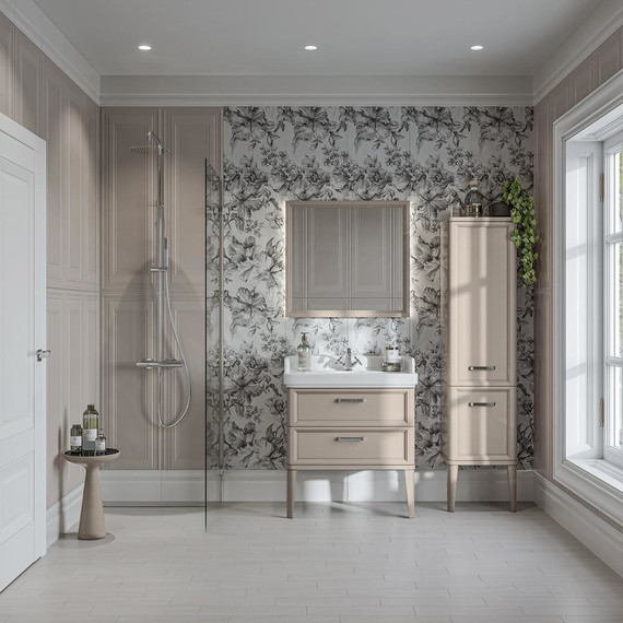 Пенал напольный Kerama Marazzi Pompei Neo 43 см PO.N.150\CAM, бежевый глянцевый - 6 Пенал напольный Kerama Marazzi Pompei Neo 43 см PO.N.150\CAM, бежевый глянцевый фото 6