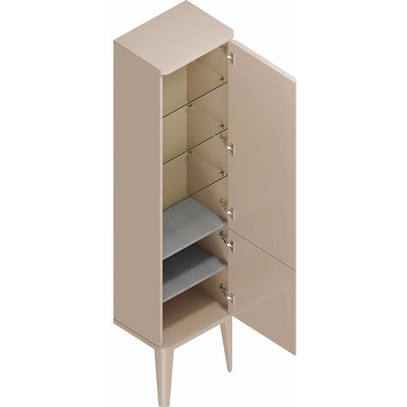 Пенал напольный Kerama Marazzi Pompei Neo 43 см PO.N.150\CAM, бежевый глянцевый - 4 Пенал напольный Kerama Marazzi Pompei Neo 43 см PO.N.150\CAM, бежевый глянцевый фото 4