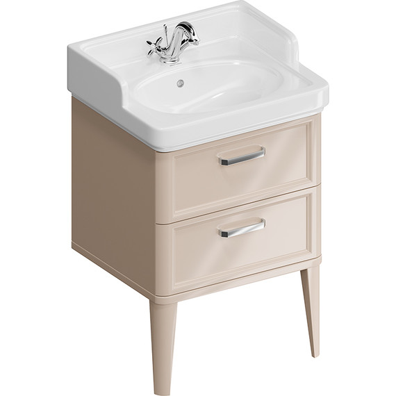 Тумба напольная с раковиной Kerama Marazzi Pompei Neo 60 см PO.N.60.2\CAM, бежевый глянцевый фото 