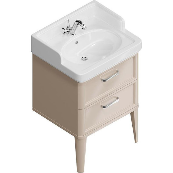 Тумба напольная с раковиной Kerama Marazzi Pompei Neo 60 см PO.N.60.2\CAM, бежевый глянцевый фото 4