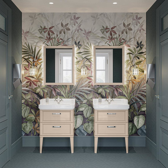 Тумба напольная с раковиной Kerama Marazzi Pompei Neo 60 см PO.N.60.2\CAM, бежевый глянцевый фото 5