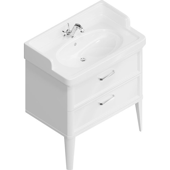 Тумба напольная с раковиной Kerama Marazzi Pompei Neo 80 см PO.N.80.2\WHT, белый глянцевый - 3 Тумба напольная с раковиной Kerama Marazzi Pompei Neo 80 см PO.N.80.2\WHT, белый глянцевый фото 3