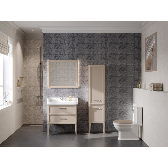 Тумба напольная с раковиной Kerama Marazzi Pompei Neo 80 см PO.N.80.2\CAM, бежевый глянцевый - 4 Тумба напольная с раковиной Kerama Marazzi Pompei Neo 80 см PO.N.80.2\CAM, бежевый глянцевый фото 4