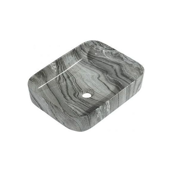 Раковина-чаша Mirsant SHELL-0619 50 см, Grey Stone фото 