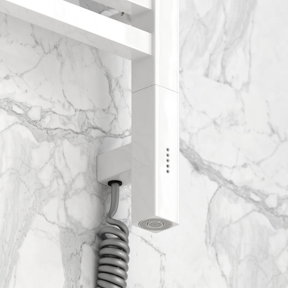 Полотенцесушитель электрический Сунержа Модус 3.0 П15 800x500 мм 12-5701-8050 R, белый фото 3