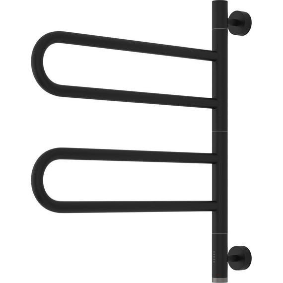 Полотенцесушитель электрический Сунержа Парео 4.0-2С П4 570х530 мм 31-0823-0567, чёрный матовый фото 2