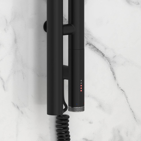 Полотенцесушитель электрический Сунержа Нюанс 3.0 П2 1800x85 мм 31-5843-1853 R, чёрный матовый фото 3