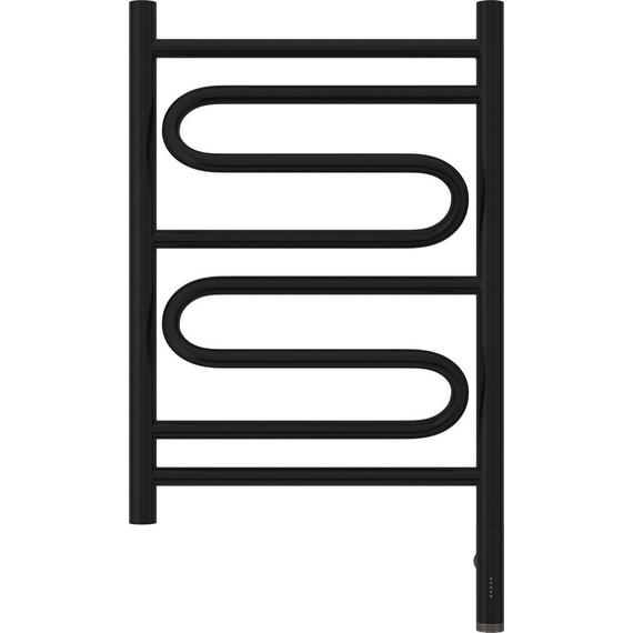 Полотенцесушитель электрический Сунержа Элегия 3.0 П8 600x400 мм 31-5819-6040 R, чёрный матовый фото 2