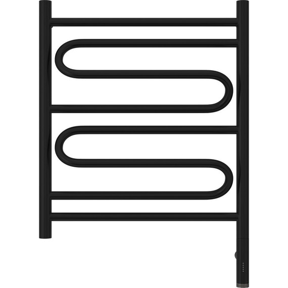 Полотенцесушитель электрический Сунержа Элегия 3.0 П8 600x500 мм 31-5819-6050 R, чёрный матовый фото 2