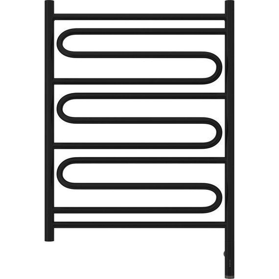 Полотенцесушитель электрический Сунержа Элегия 3.0 П11 800x600 мм 31-5819-8060 R, чёрный матовый фото 2