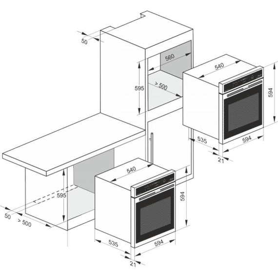 Газовый духовой шкаф Kaiser Empire EG 6374 W - 2 Газовый духовой шкаф Kaiser Empire EG 6374 W фото 2