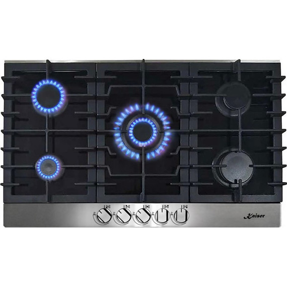Газовая варочная поверхность Kaiser Black Glass KCG 9386 Turbo фото 2