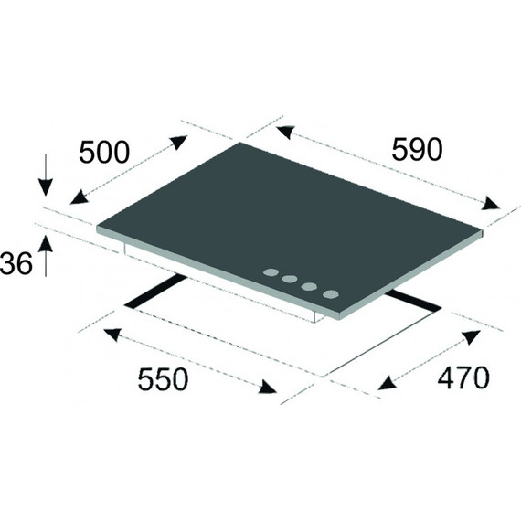 Газовая варочная поверхность Kaiser Empire KG 6325 EM Turbo фото 6