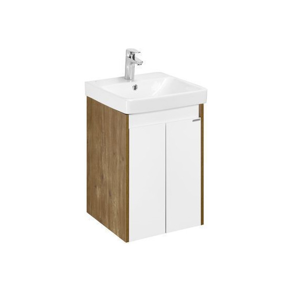 Тумба универсальная с раковиной Акватон Сканди Doors 45 см 1A278701SDZ90, дуб рустикальный/белый глянцевый (ножки в комплекте) - 5 Тумба универсальная с раковиной Акватон Сканди Doors 45 см 1A278701SDZ90, дуб рустикальный/белый глянцевый (ножки в комплекте) фото 5