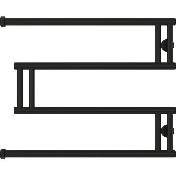 Полотенцесушитель водяной Сунержа High-Tech model "M" П4 500x650 мм 31-4050-5065, чёрный матовый фото 2