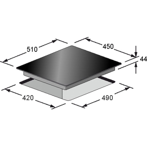 Индукционная варочная поверхность Kaiser Black KCT 4745 F фото 3