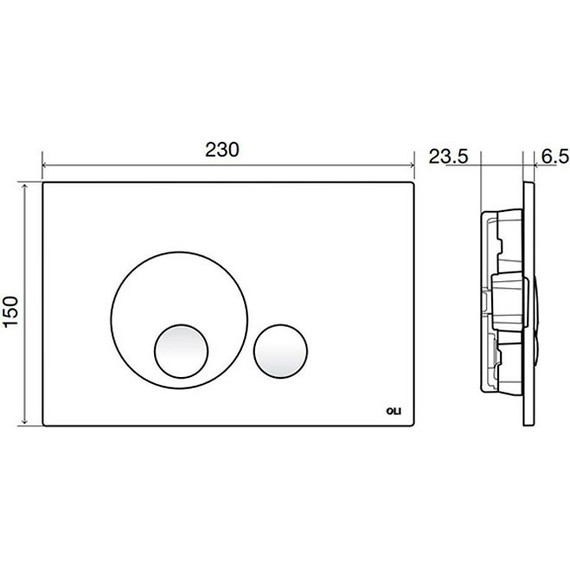 Инсталляция Oli 80 Eco с подвесным безободковым унитазом Point Афина 886914GBO1+PN41041 фото 7