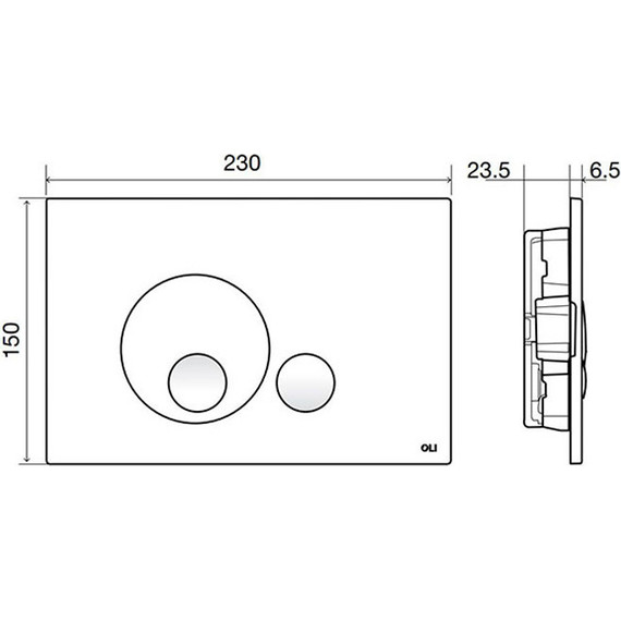 Инсталляция Oli 80 Eco с подвесным безободковым унитазом Point Веста 886914GBO3+PN41701BM, черный матовый фото 7