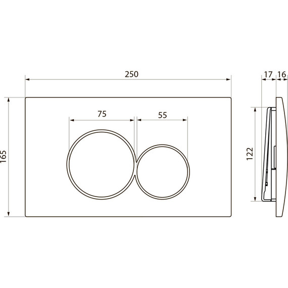 Инсталляция Point Элемент с подвесным безободковым унитазом Меркурий PN48002BC фото 11