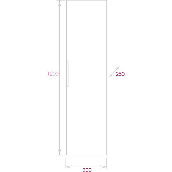 Пенал подвесной Onika Легран 30 см, универсальный, 403068, дуб галифакс - 6 Пенал подвесной Onika Легран 30 см, универсальный, 403068, дуб галифакс фото 6