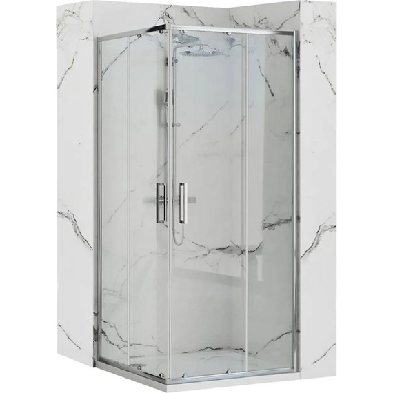 Душевое ограждение Loranto Neo 90x90 см CS-21809, хром/прозрачное фото 