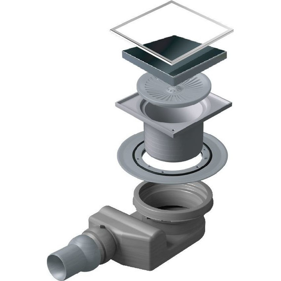 Трап Pestan (BETTOSERB) Confluo Standard Black Glass 4 13000092, чёрный фото 3