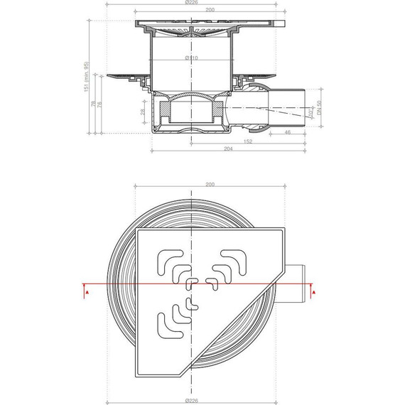 Трап Pestan (BETTOSERB) Confluo Standard Angle 1 Gold 13000126, золото глянец фото 7