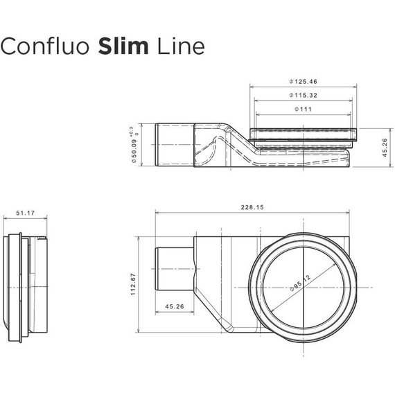 Трап Pestan (BETTOSERB) Confluo Slim Line 950+ 13000303, Цвет производителя: хром матовый, Размер трапа: 950 - 11 Трап Pestan (BETTOSERB) Confluo Slim Line 950+ 13000303, Цвет производителя: хром матовый, Размер трапа: 950 фото 11