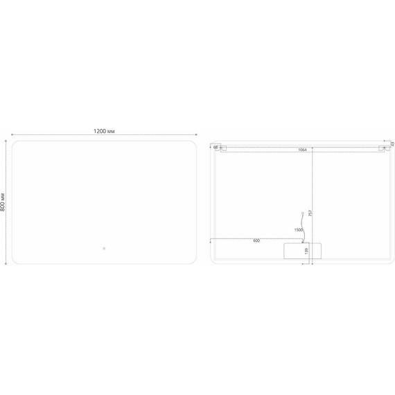 Зеркало Vincea Led 120 см VLM-3BE120-2 - 6 Зеркало Vincea Led 120 см VLM-3BE120-2 фото 6