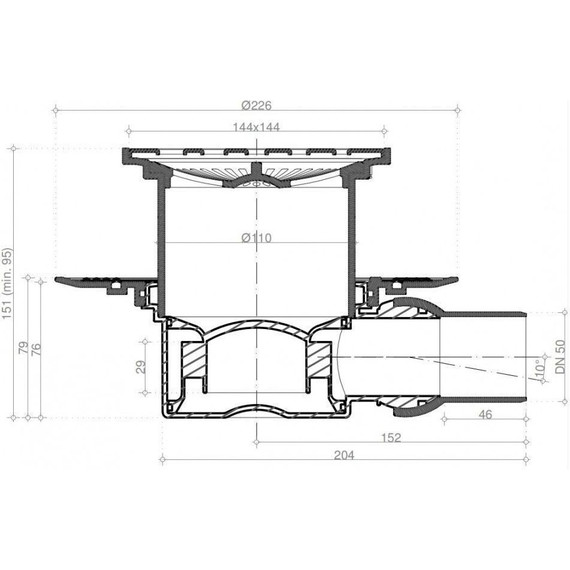 Трап Pestan (BETTOSERB) Confluo Standard Square 1 13000005 фото 5