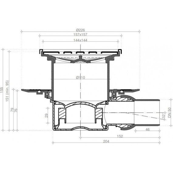 Трап Pestan (BETTOSERB) Confluo Standard Square 1 Mask 13000073 фото 5