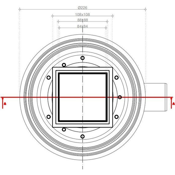 Трап Pestan (BETTOSERB) Confluo Standard Vertical Dry Ceramic 13000112 (под плитку) фото 7