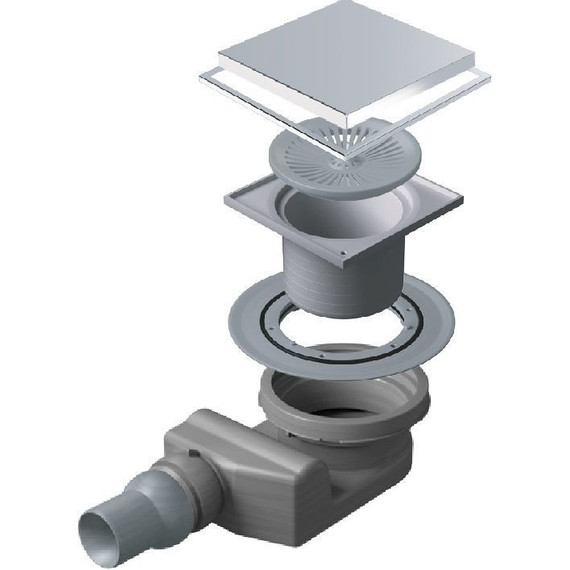 Трап Pestan (BETTOSERB) Confluo Standart Plate 4 15x15 2 in 1 13702559 (под плитку) фото 2