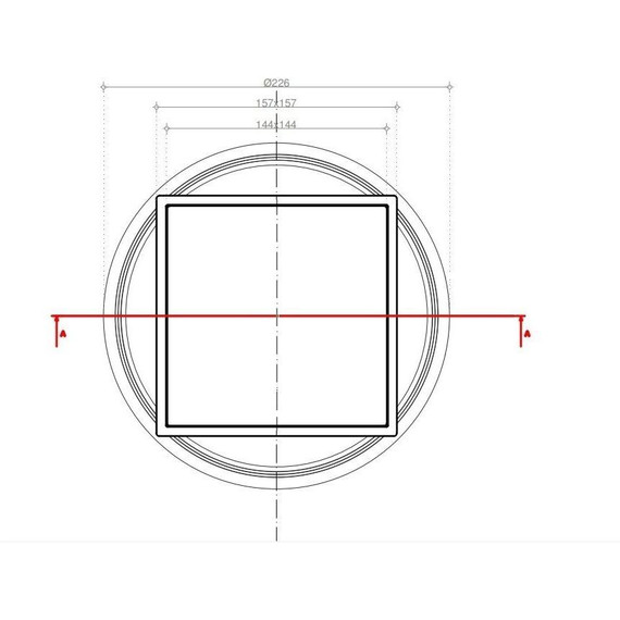 Трап Pestan (BETTOSERB) Confluo Standart Plate 4 15x15 2 in 1 13702559 (под плитку) фото 6
