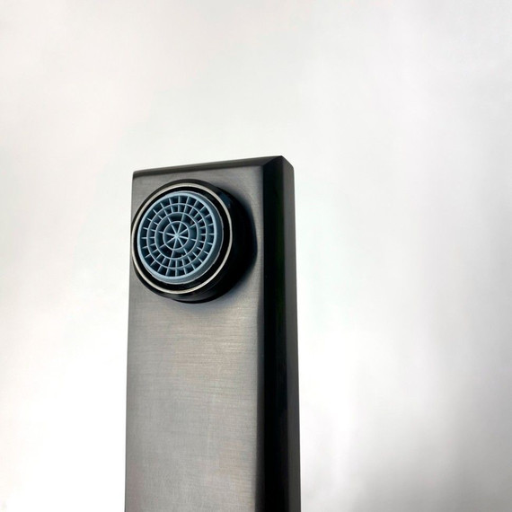 Смеситель для ванны Paini Grazia 21PZ111, черный матовый фото 5